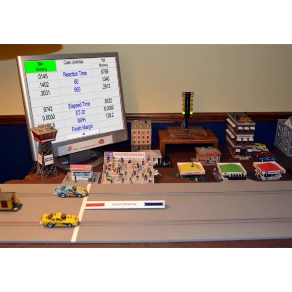 DP2000 Drag Racing Timing System For Slot Cars Trackmate Racing